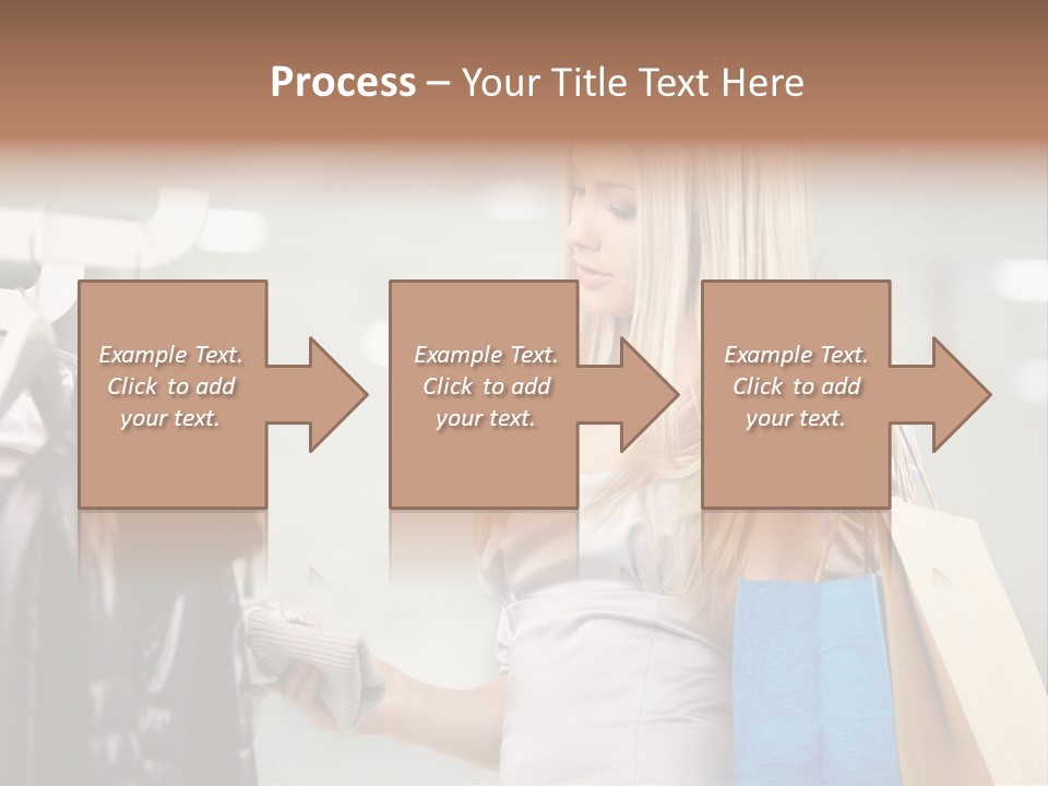 Clothing Shopping Choosing PowerPoint Template