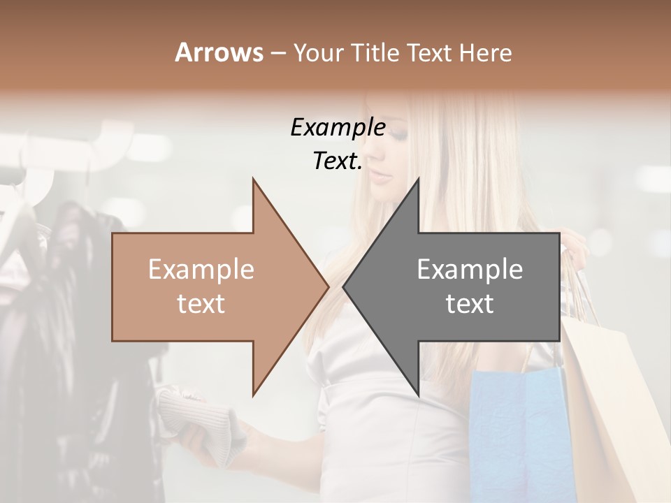 Clothing Shopping Choosing PowerPoint Template
