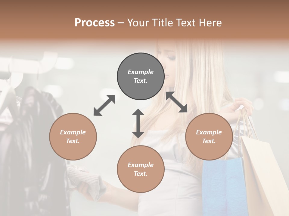 Clothing Shopping Choosing PowerPoint Template