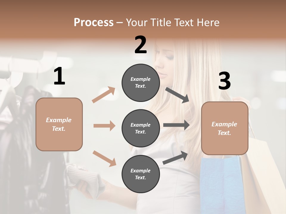 Clothing Shopping Choosing PowerPoint Template