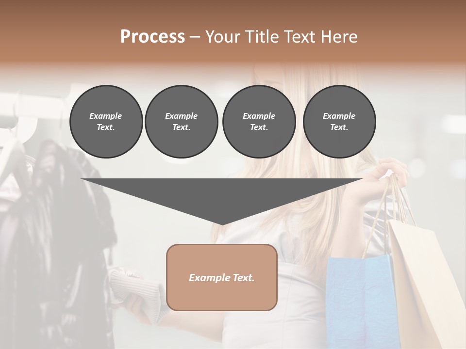 Clothing Shopping Choosing PowerPoint Template