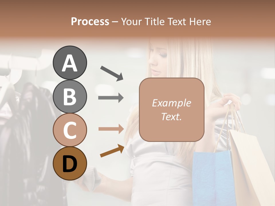 Clothing Shopping Choosing PowerPoint Template