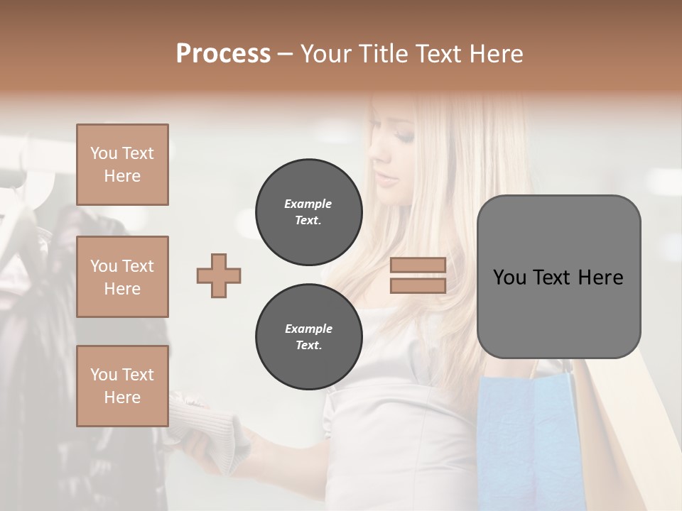 Clothing Shopping Choosing PowerPoint Template