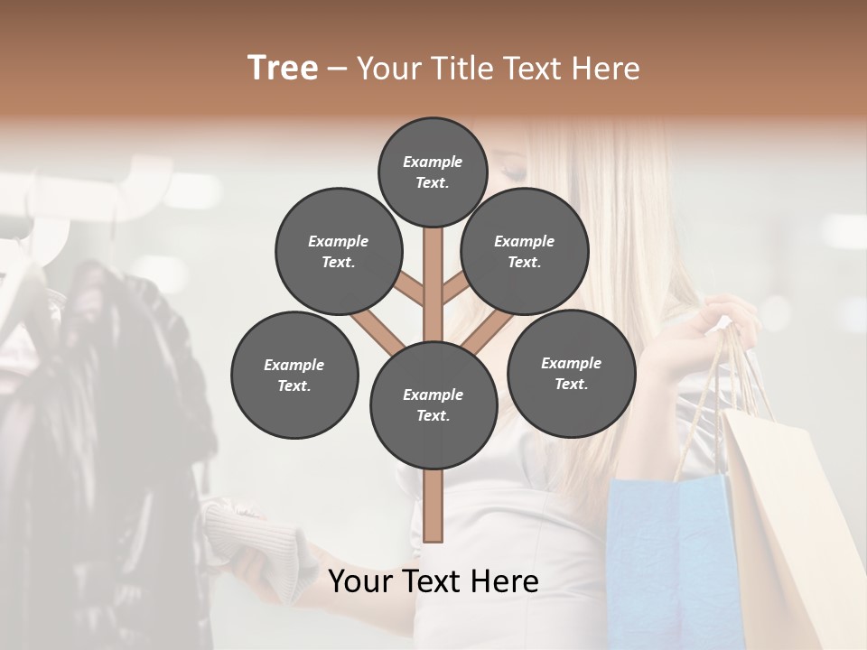 Clothing Shopping Choosing PowerPoint Template