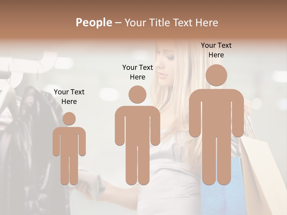 Clothing Shopping Choosing PowerPoint Template