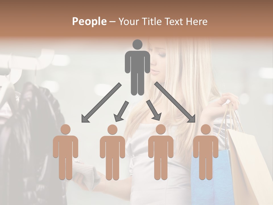 Clothing Shopping Choosing PowerPoint Template