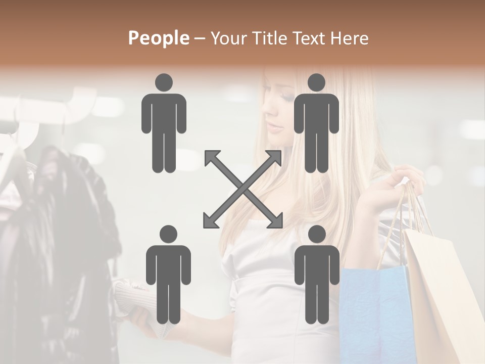 Clothing Shopping Choosing PowerPoint Template