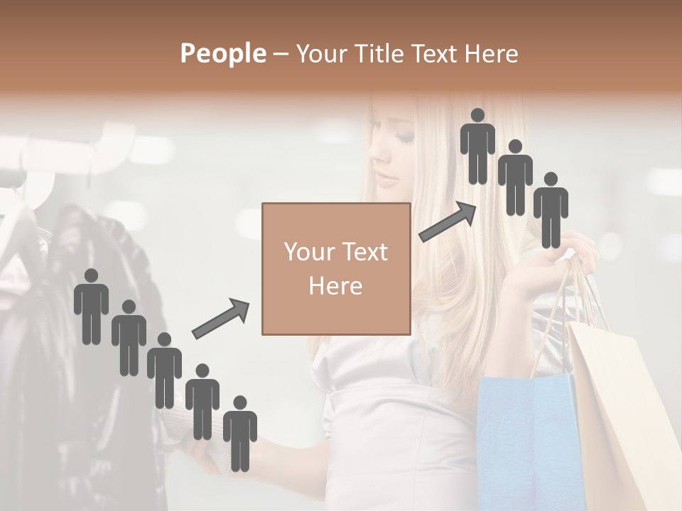 Clothing Shopping Choosing PowerPoint Template