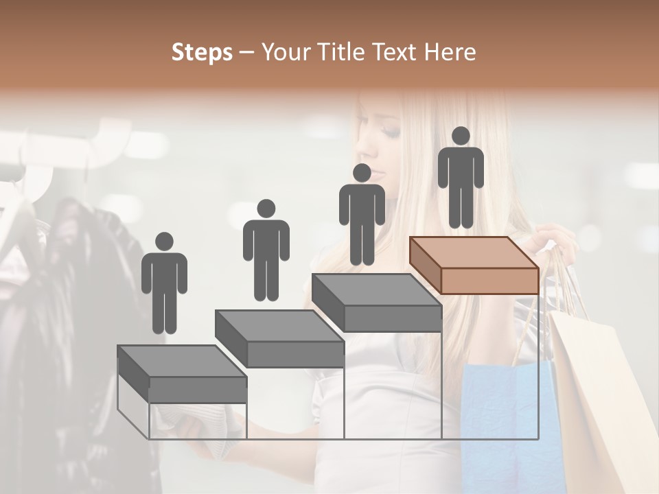 Clothing Shopping Choosing PowerPoint Template