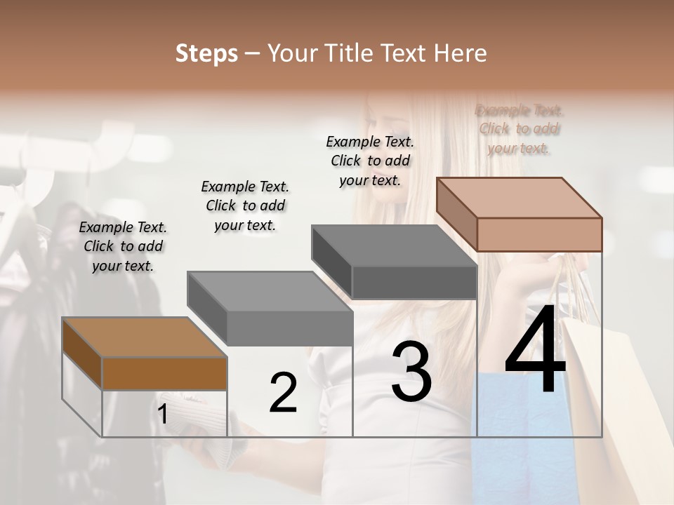 Clothing Shopping Choosing PowerPoint Template
