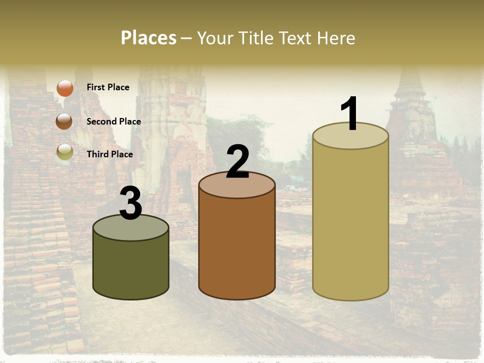 Travel Siam Texture PowerPoint Template