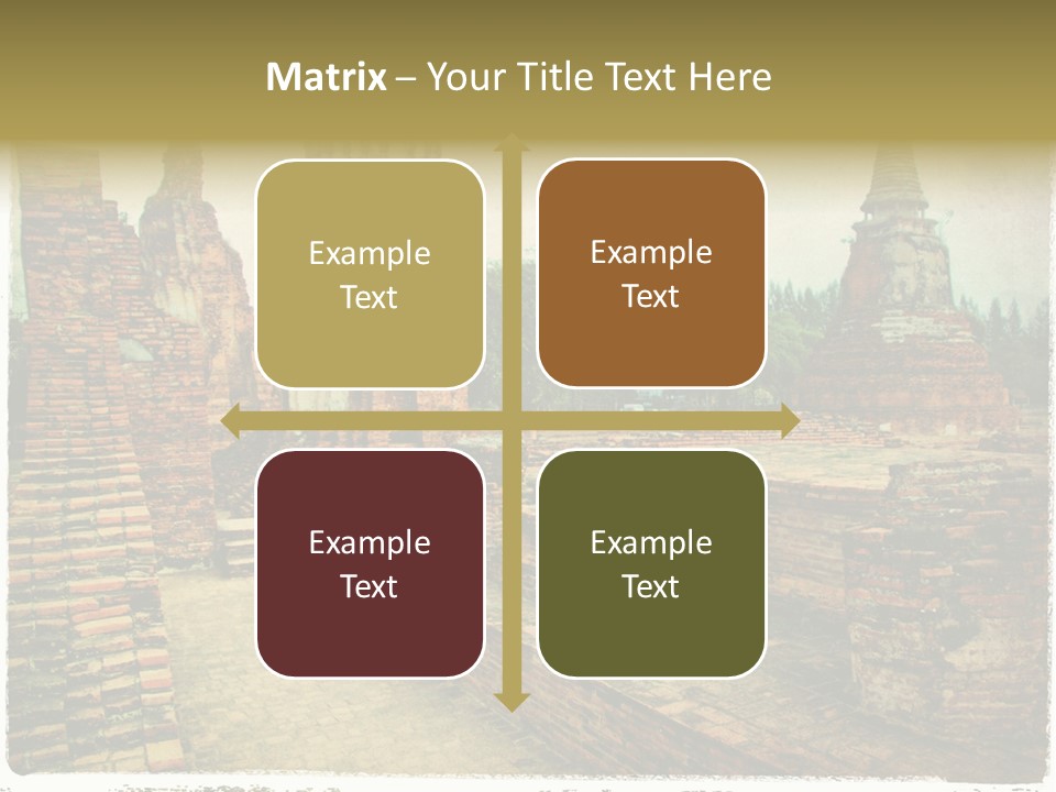 Travel Siam Texture PowerPoint Template