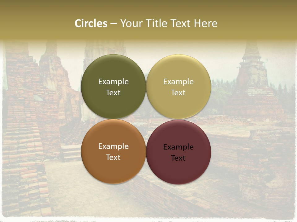 Travel Siam Texture PowerPoint Template