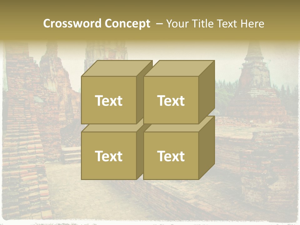 Travel Siam Texture PowerPoint Template