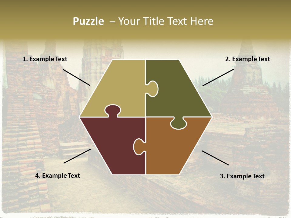 Travel Siam Texture PowerPoint Template