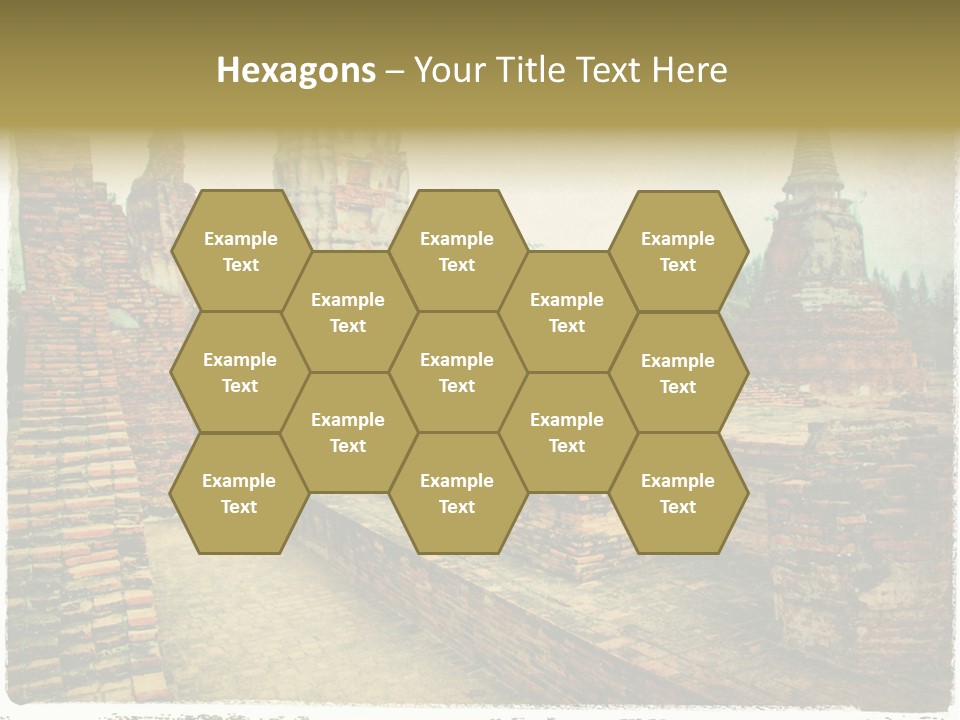 Travel Siam Texture PowerPoint Template