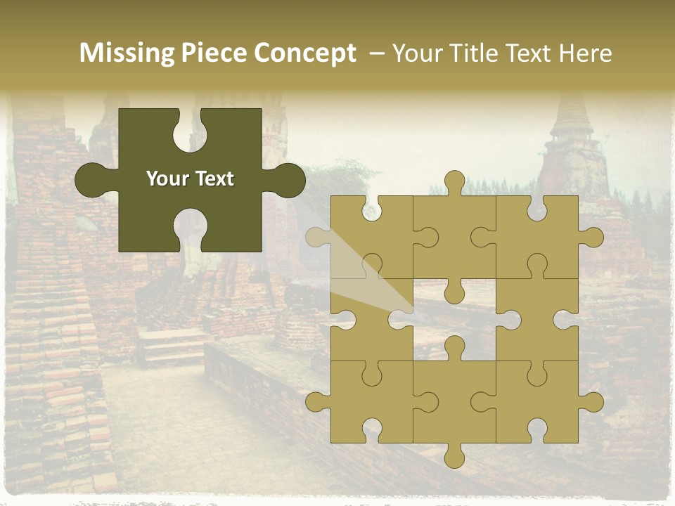 Travel Siam Texture PowerPoint Template