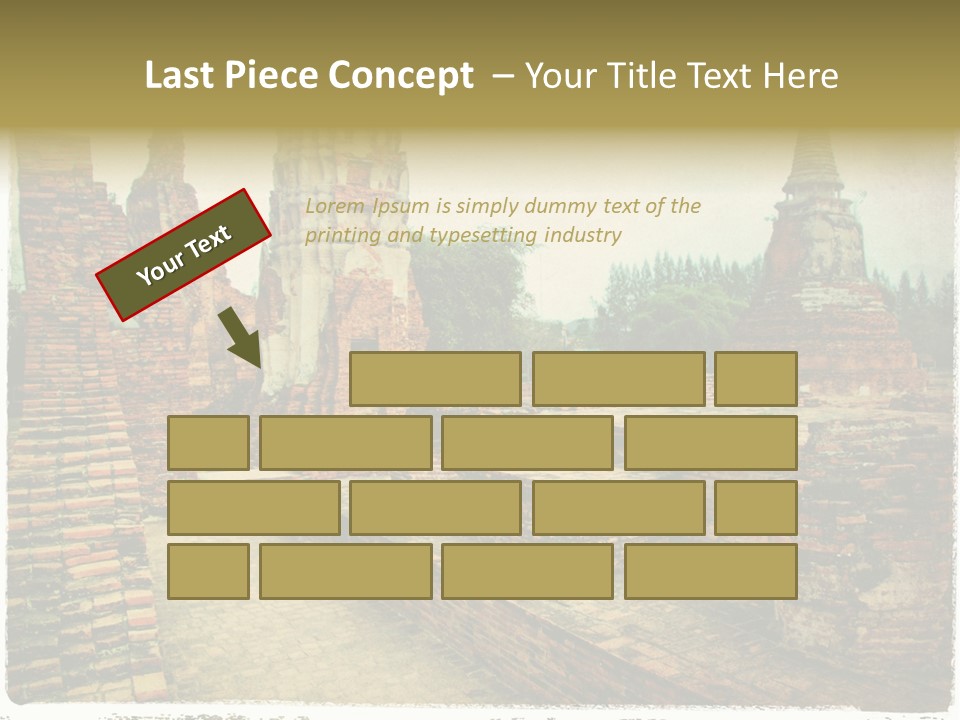 Travel Siam Texture PowerPoint Template