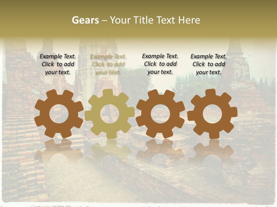 Travel Siam Texture PowerPoint Template