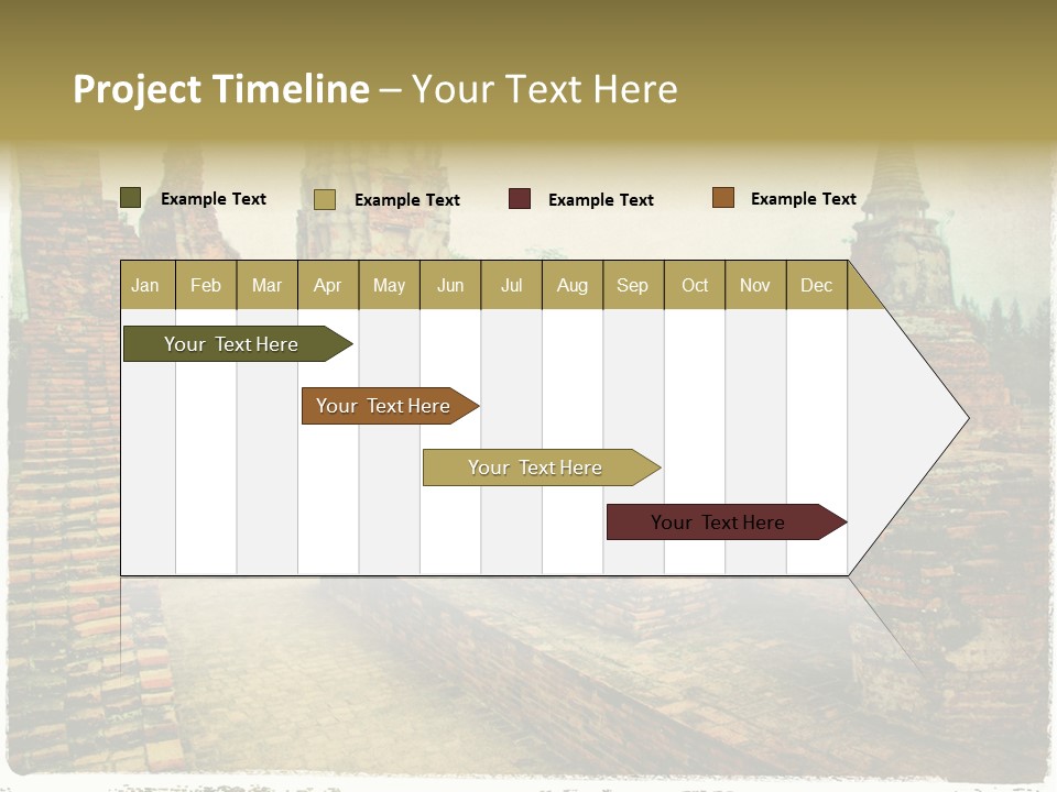 Travel Siam Texture PowerPoint Template