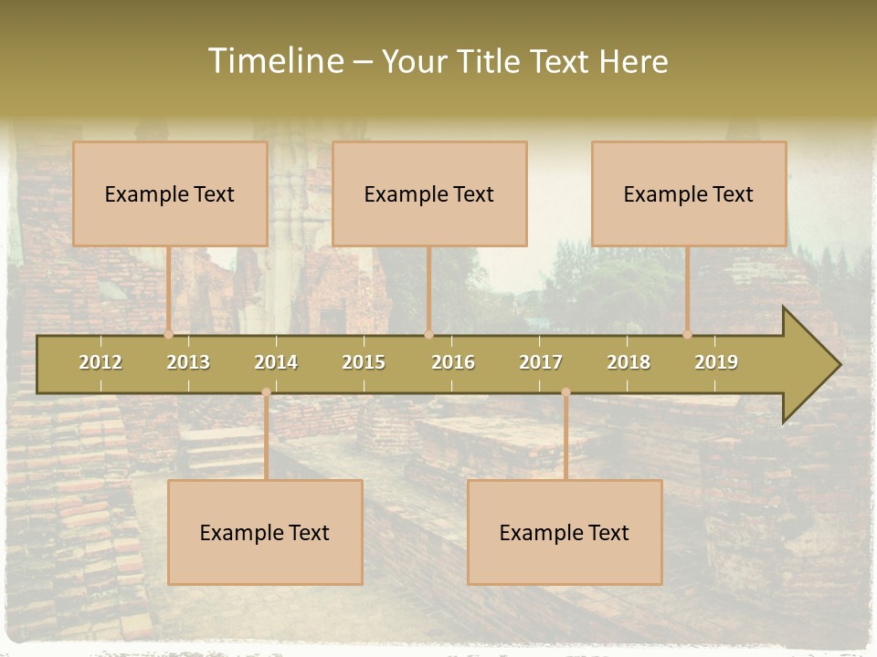 Travel Siam Texture PowerPoint Template