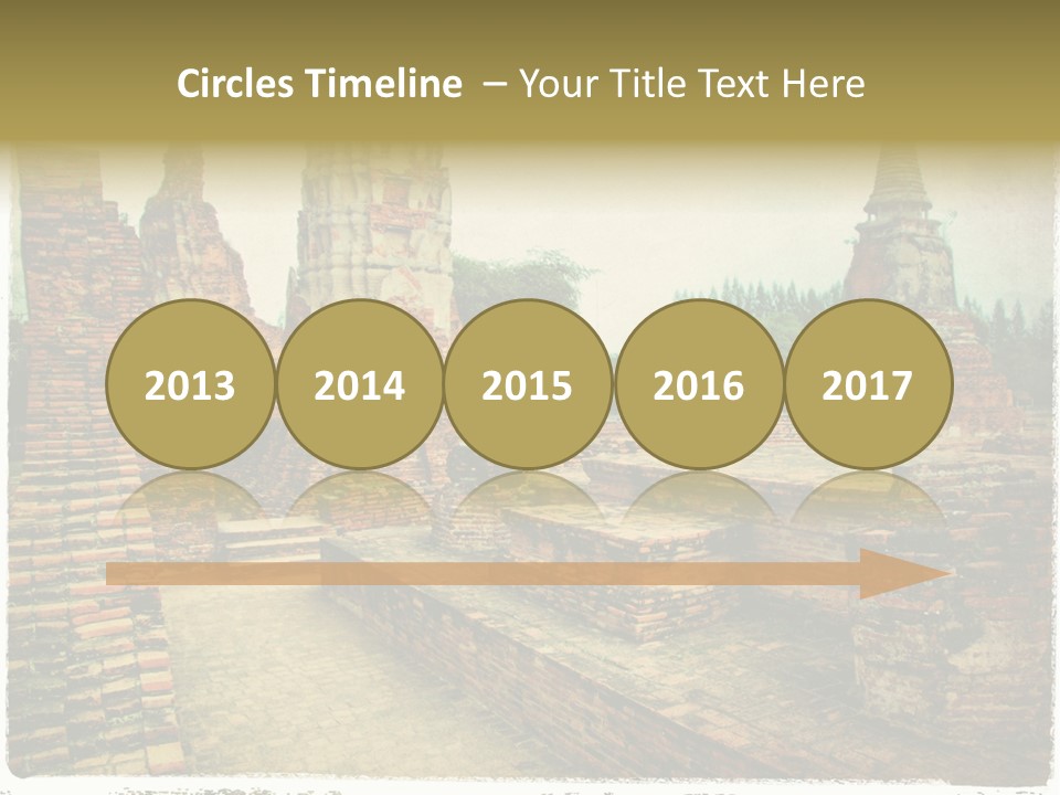 Travel Siam Texture PowerPoint Template