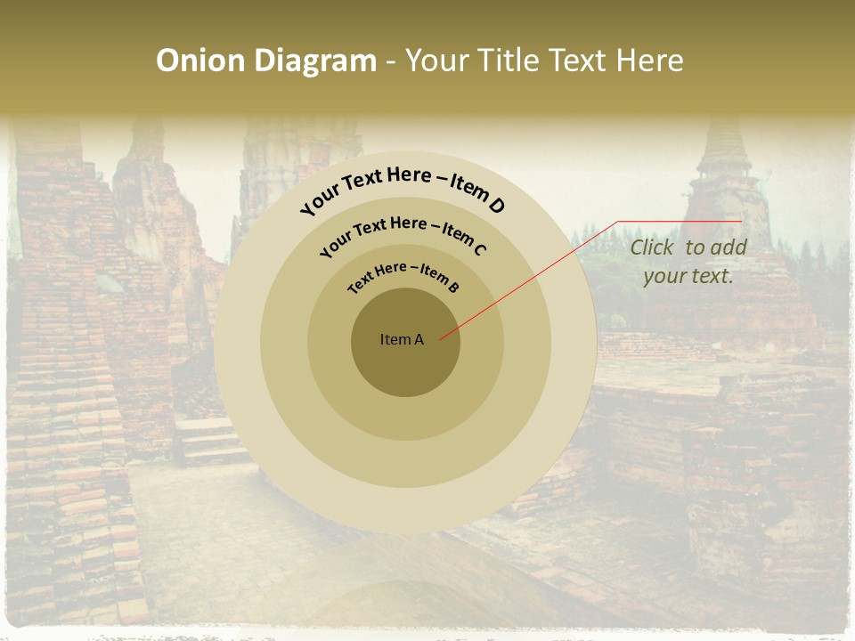 Travel Siam Texture PowerPoint Template