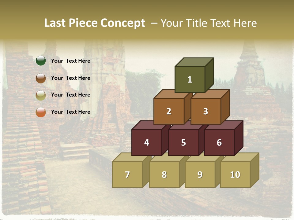 Travel Siam Texture PowerPoint Template
