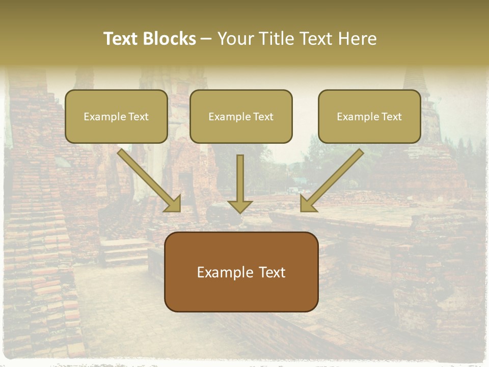 Travel Siam Texture PowerPoint Template