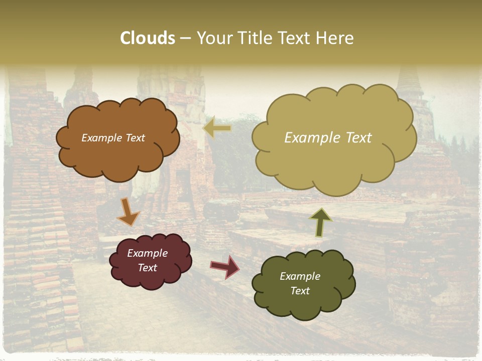 Travel Siam Texture PowerPoint Template
