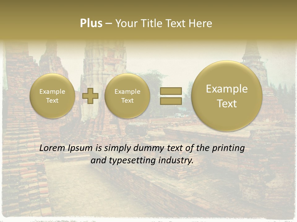 Travel Siam Texture PowerPoint Template