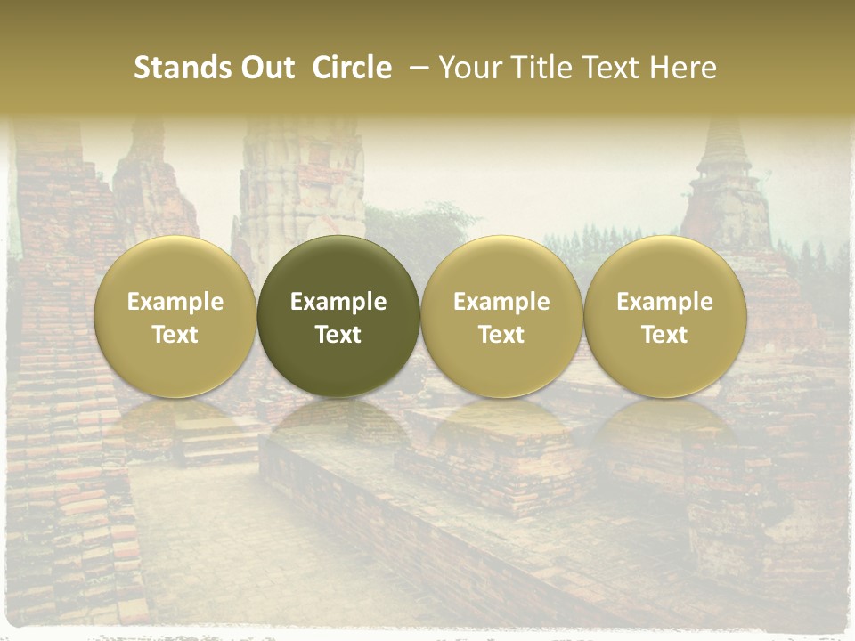 Travel Siam Texture PowerPoint Template