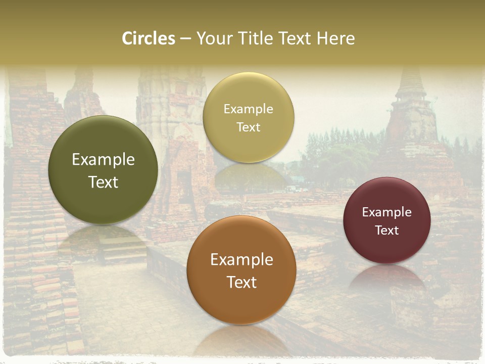 Travel Siam Texture PowerPoint Template