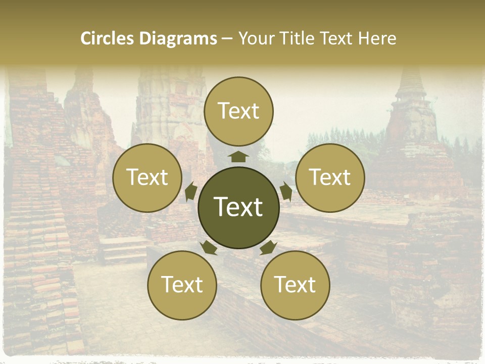 Travel Siam Texture PowerPoint Template