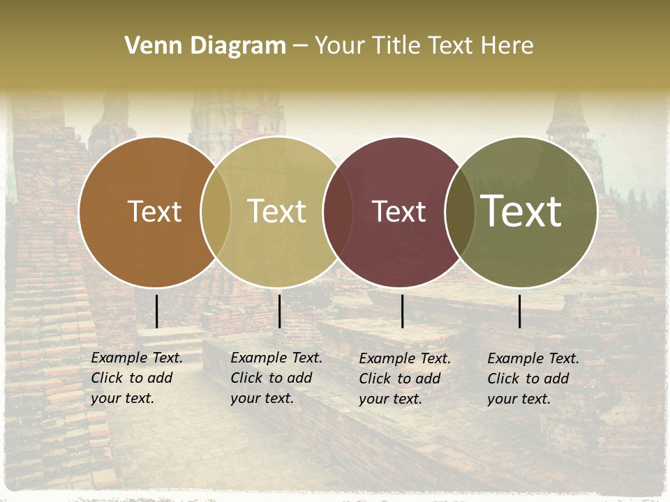 Travel Siam Texture PowerPoint Template
