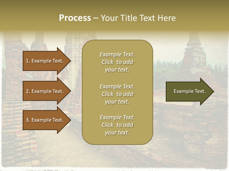 Travel Siam Texture PowerPoint Template