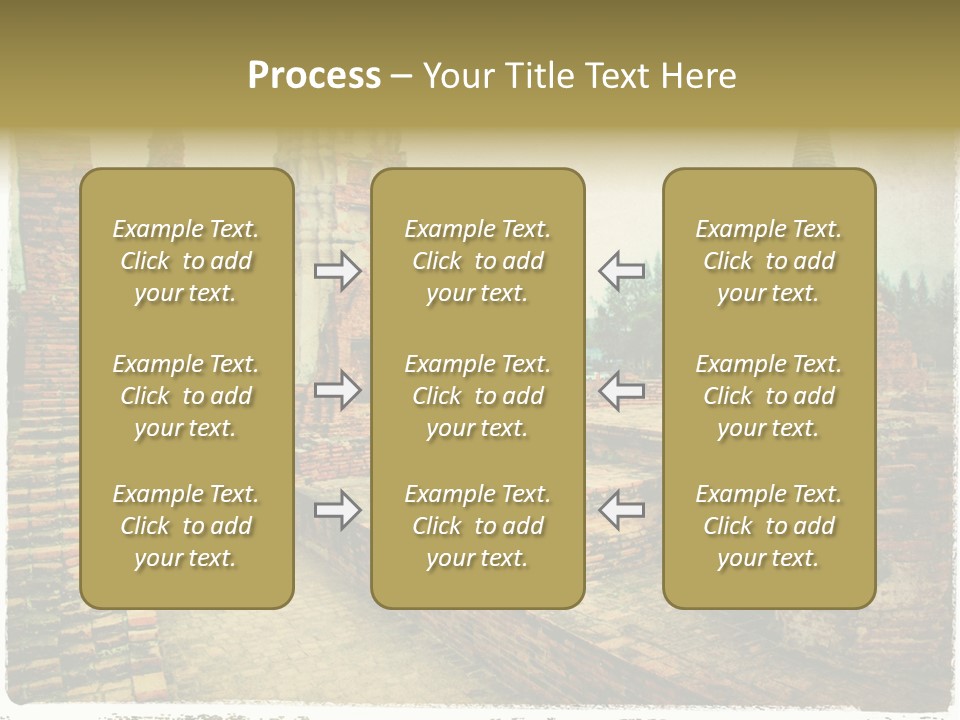 Travel Siam Texture PowerPoint Template