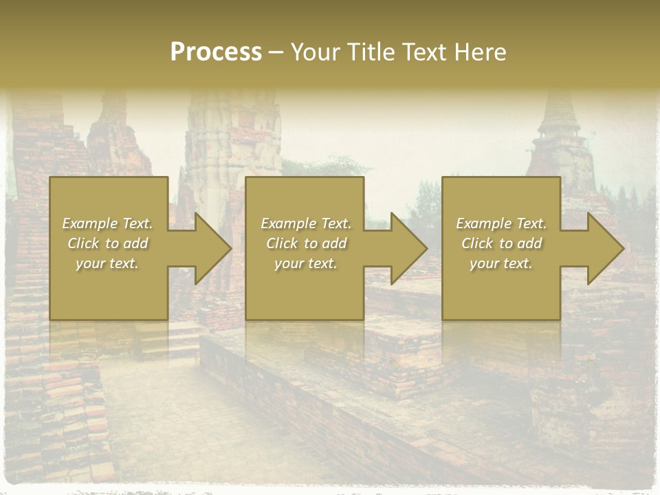 Travel Siam Texture PowerPoint Template