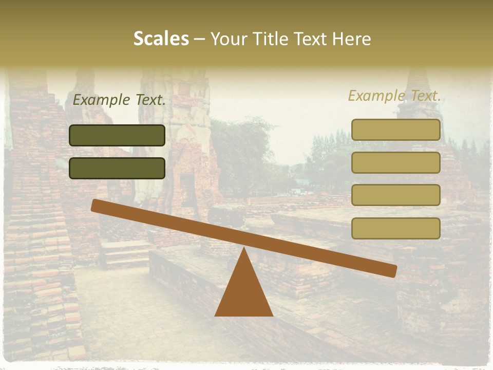 Travel Siam Texture PowerPoint Template