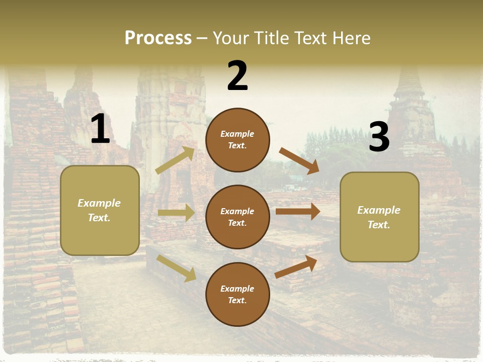 Travel Siam Texture PowerPoint Template