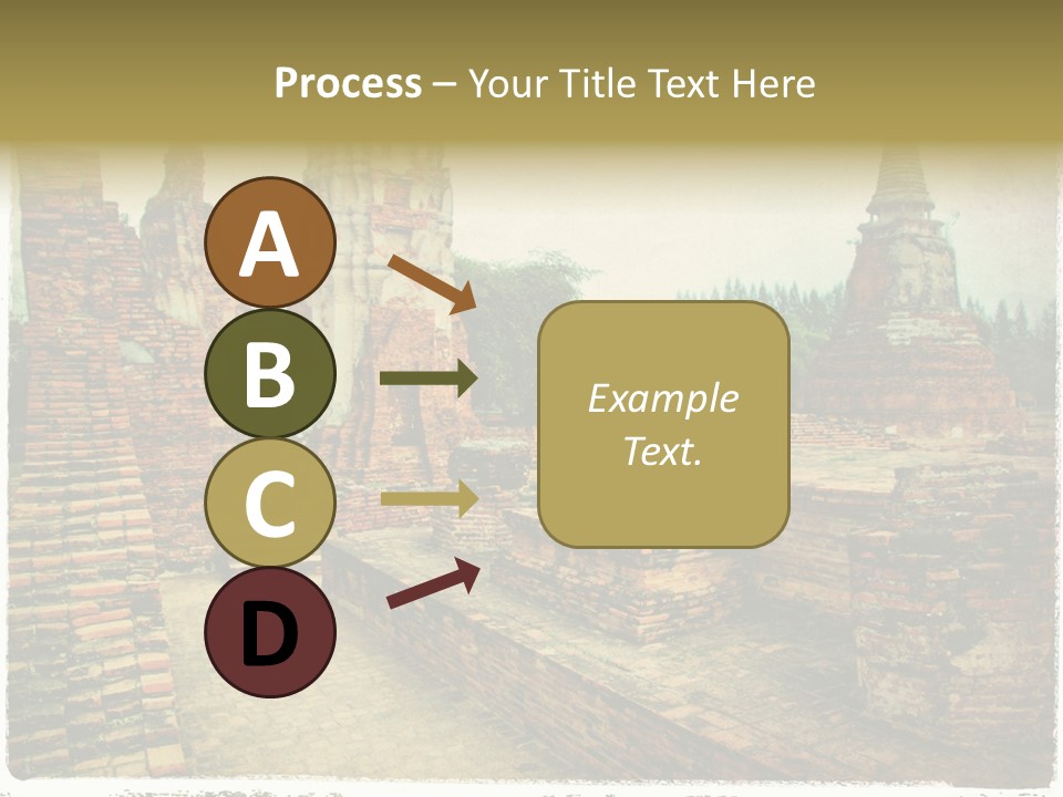 Travel Siam Texture PowerPoint Template
