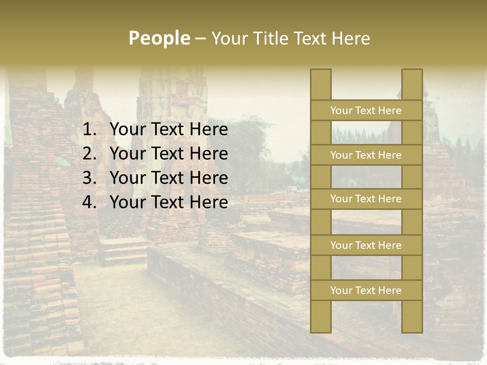 Travel Siam Texture PowerPoint Template