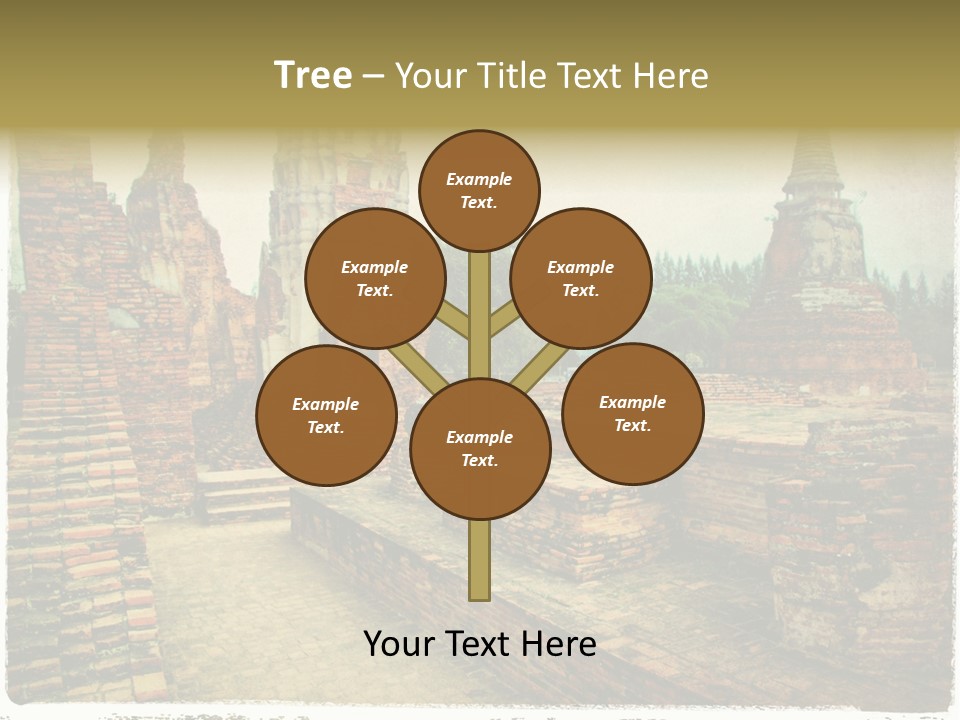 Travel Siam Texture PowerPoint Template