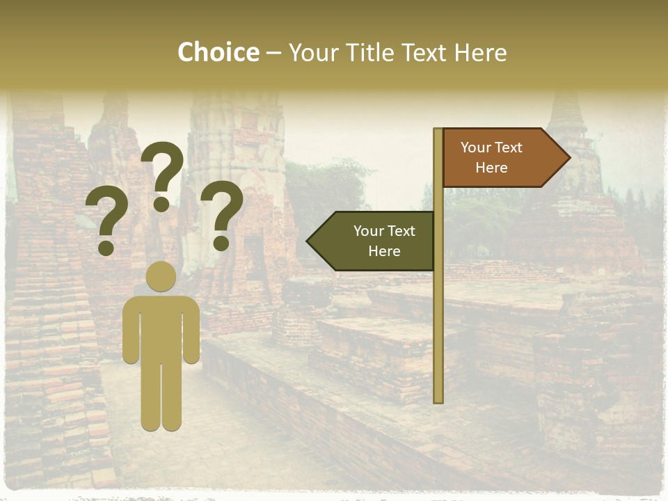 Travel Siam Texture PowerPoint Template
