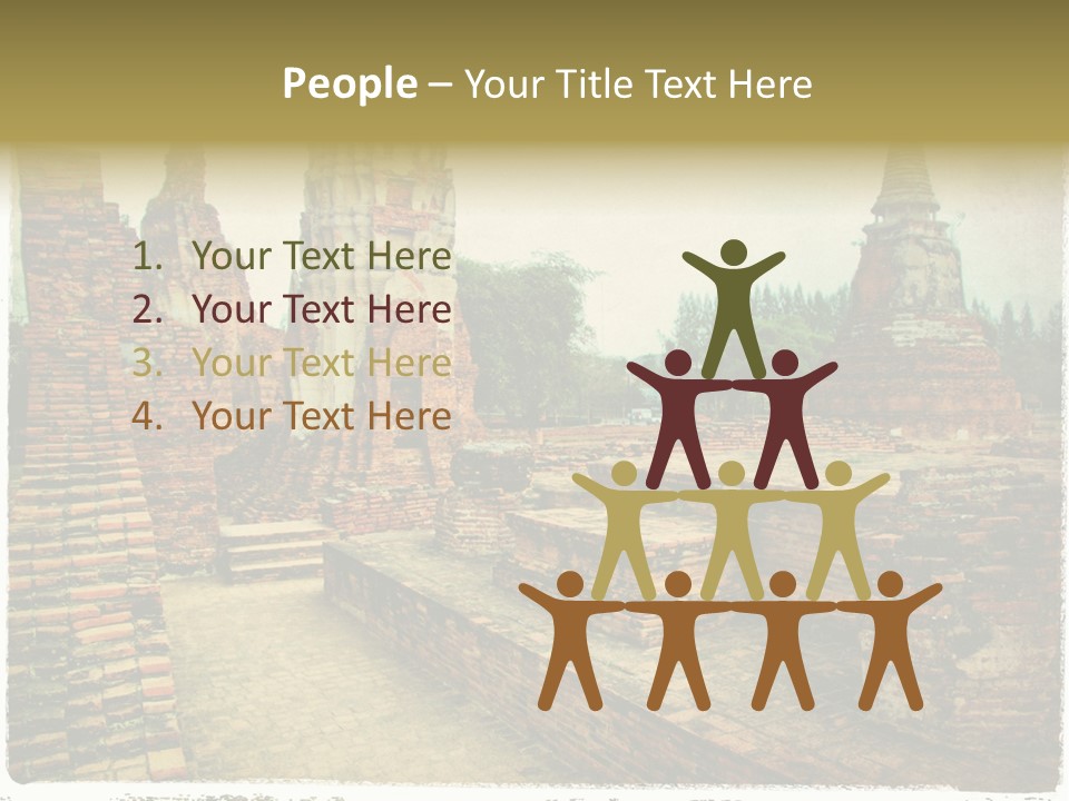 Travel Siam Texture PowerPoint Template