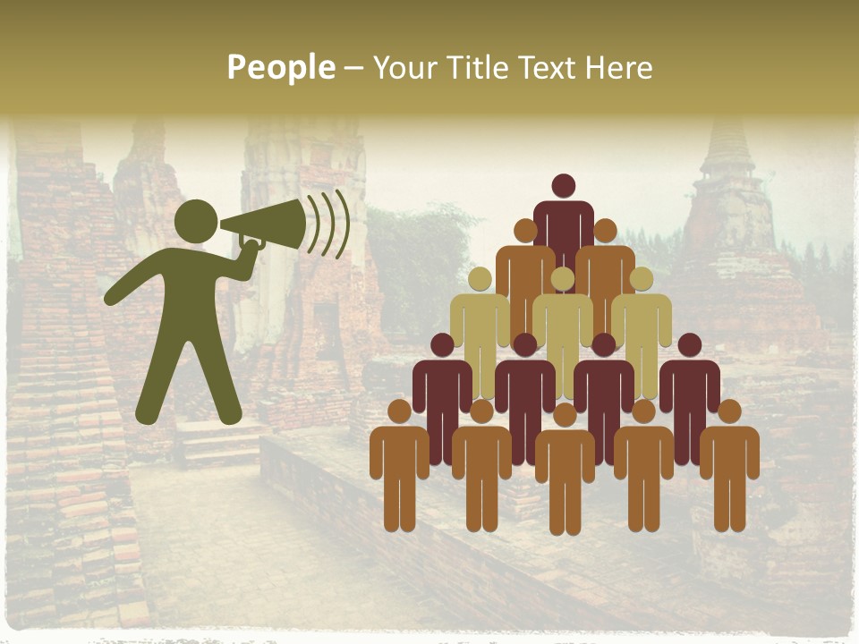 Travel Siam Texture PowerPoint Template