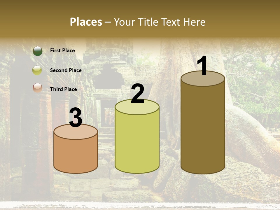 Angkor Archeology Tropical PowerPoint Template