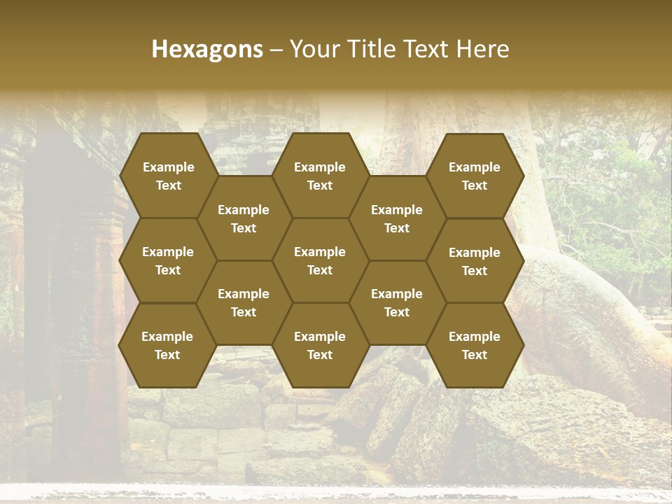 Angkor Archeology Tropical PowerPoint Template