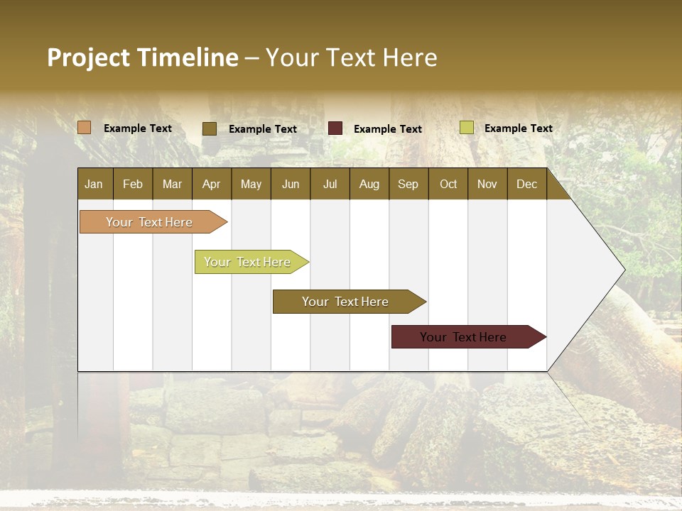 Angkor Archeology Tropical PowerPoint Template