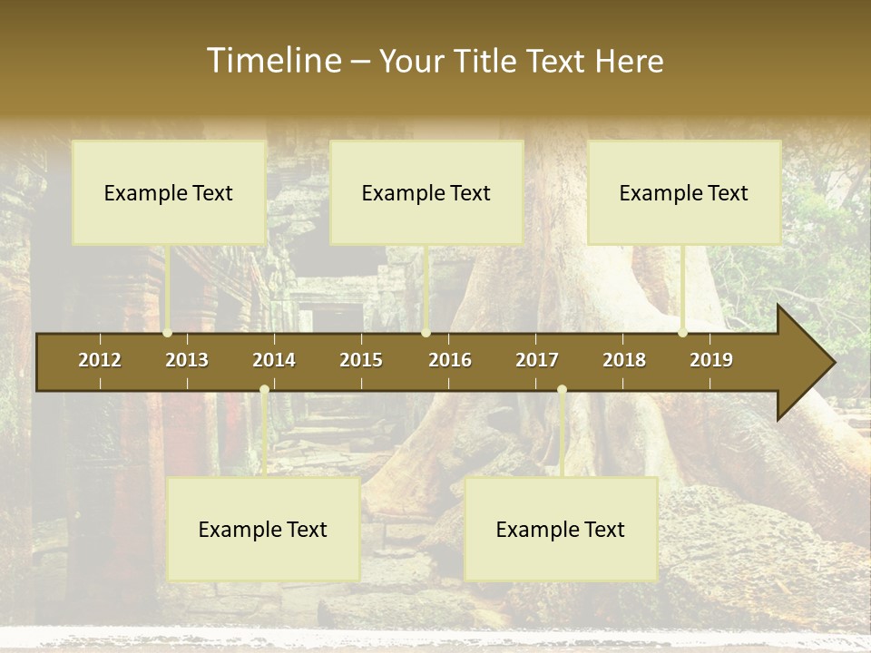 Angkor Archeology Tropical PowerPoint Template